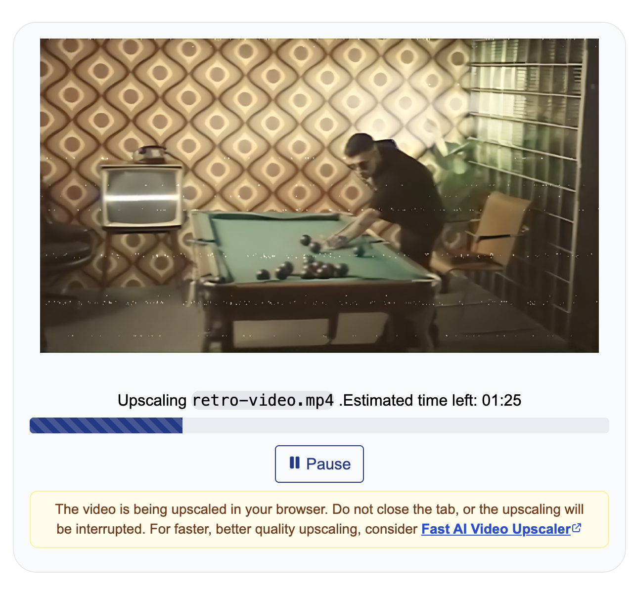 AI Upscaling Process